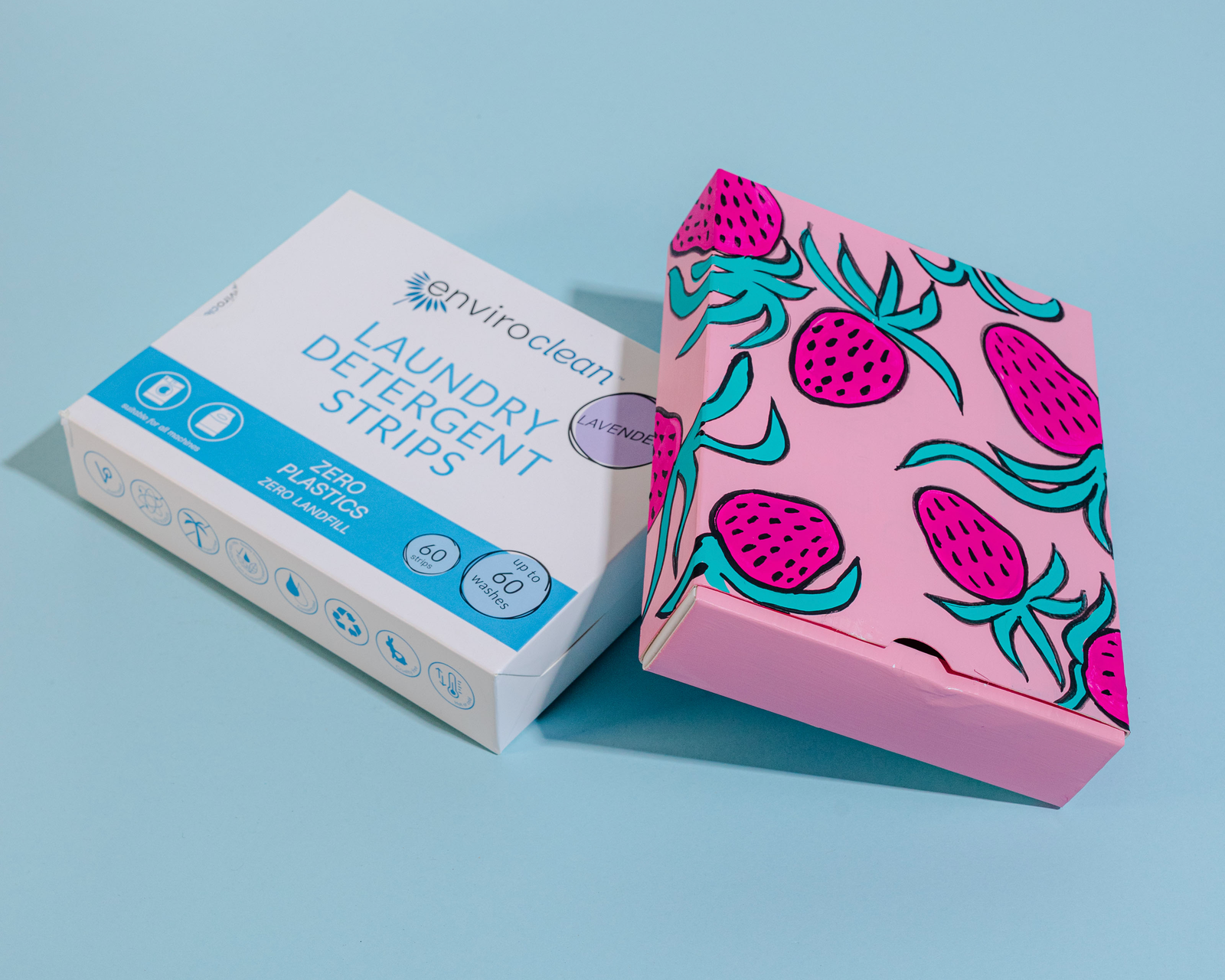 Plastic Free July x School Holidays:  Transform an empty box into an upcycled craft project