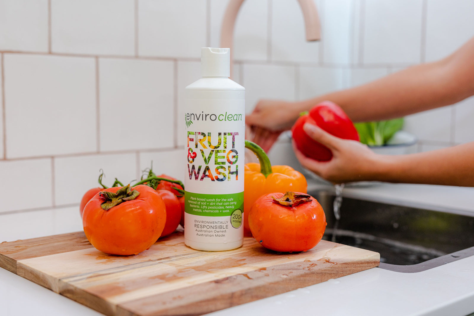 STEP BY STEP GUIDE TO WASHING YOUR FRUIT & VEG