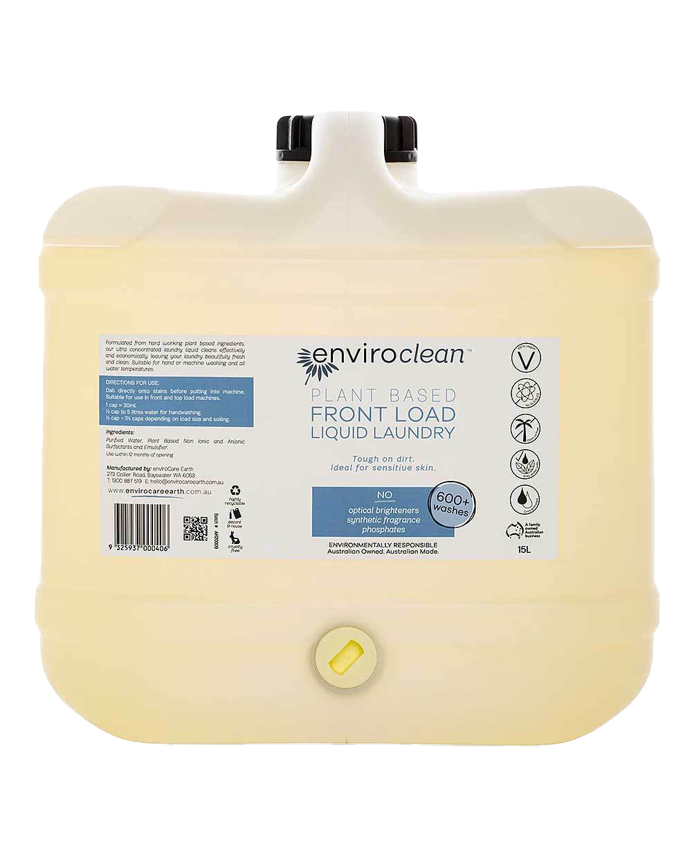 Liquid Laundry FRONT Loader - SENSITIVE